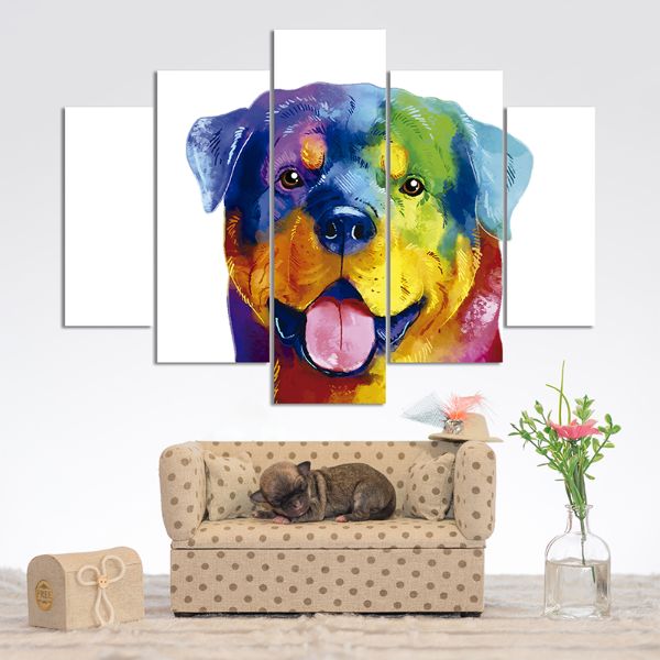 ANIMALES POP ART - SET 5 PIEZAS