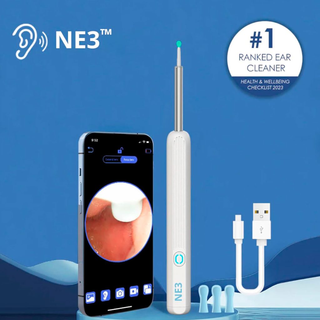 👂✨Limpiador De Oídos con Cámara HD – Precisión Visual para Tu Salud Auditiva  - NE3 Wireless Visible Earpick